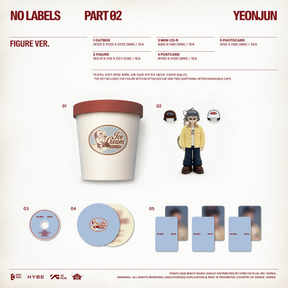 Pre-Order - TXT - YEONJUN - NO LABELS: PART 02 - Figure Vers.