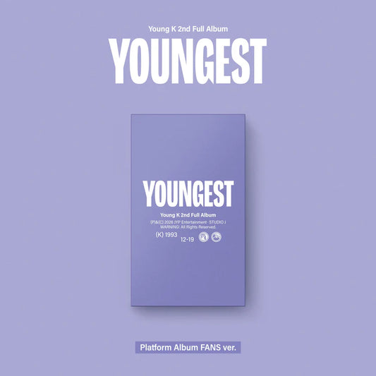 DAY6 - Young K - YOUNGEST - Platform Album FANS Vers. (Seoul Saver)