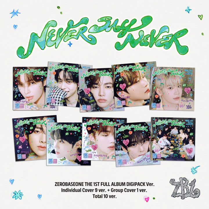 ZEROBASEONE - 1st Full Album - NEVER SAY NEVER - DIGIPACK Ver.