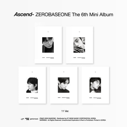 ZEROBASEONE - 6th Mini Album - Ascend- 11 Vers.