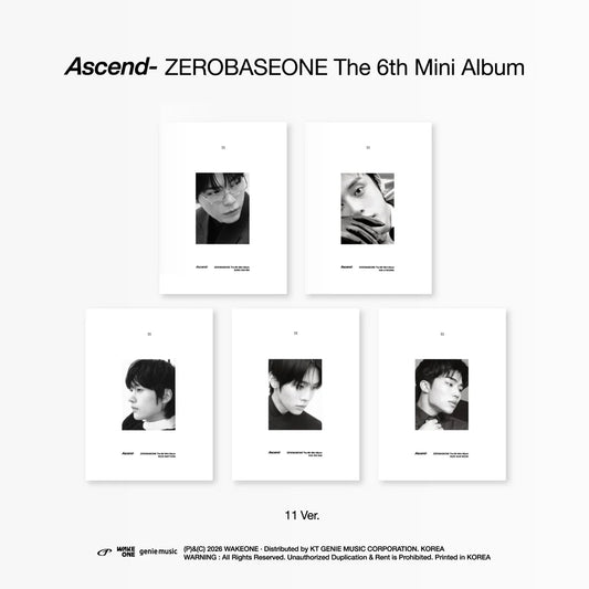 ZEROBASEONE - 6th Mini Album - Ascend- 11 Vers.