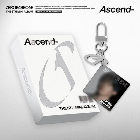 Pre-Order - ZEROBASEONE - 6th Mini Album - Ascend - LENTICULAR KEYRING Vers.