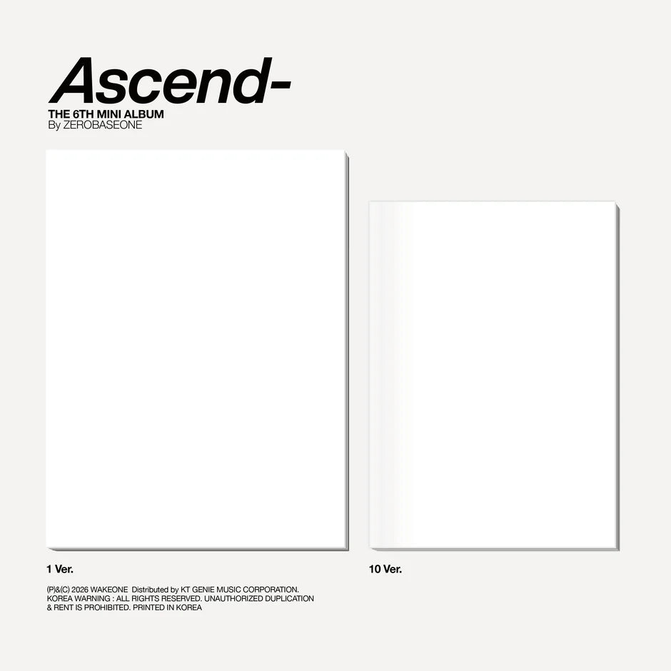 Pre-Order - ZEROBASEONE - 6th Mini Album - Ascend- Photobook Vers.