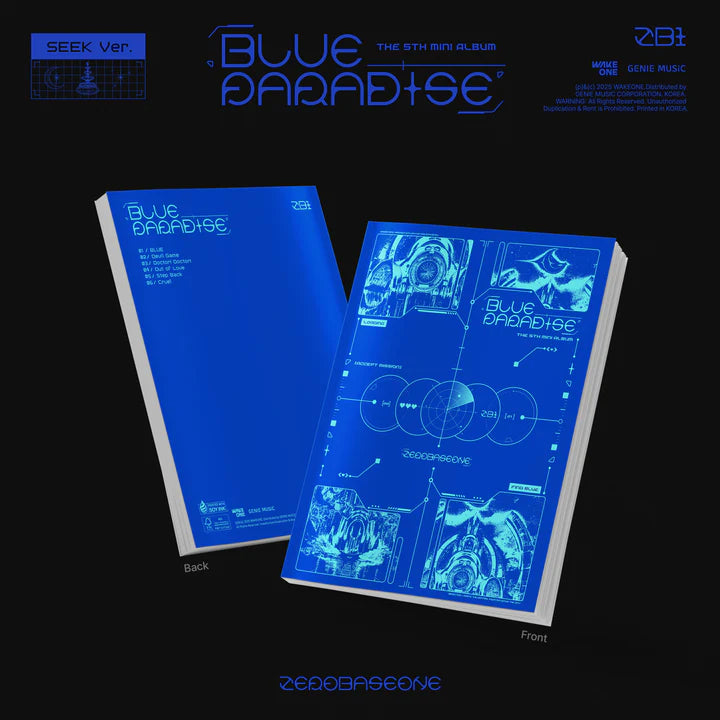 ZEROBASEONE - The 5th Mini Album - BLUE PARADISE - Standard Ver.