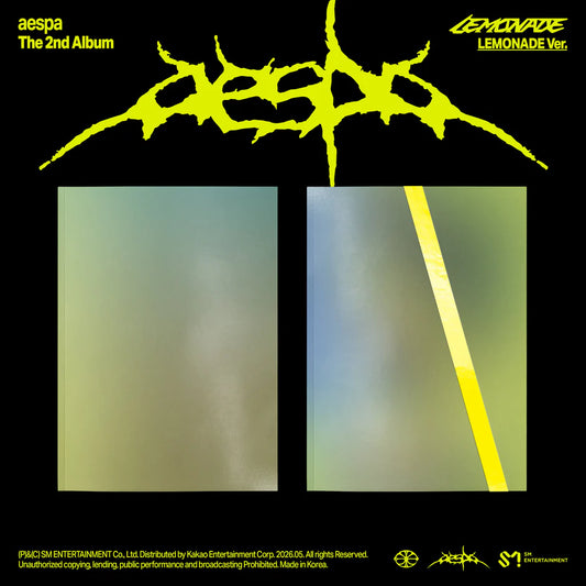 Pre-Order - aespa - 2nd Album - LEMONADE - LEMONADE Vers.