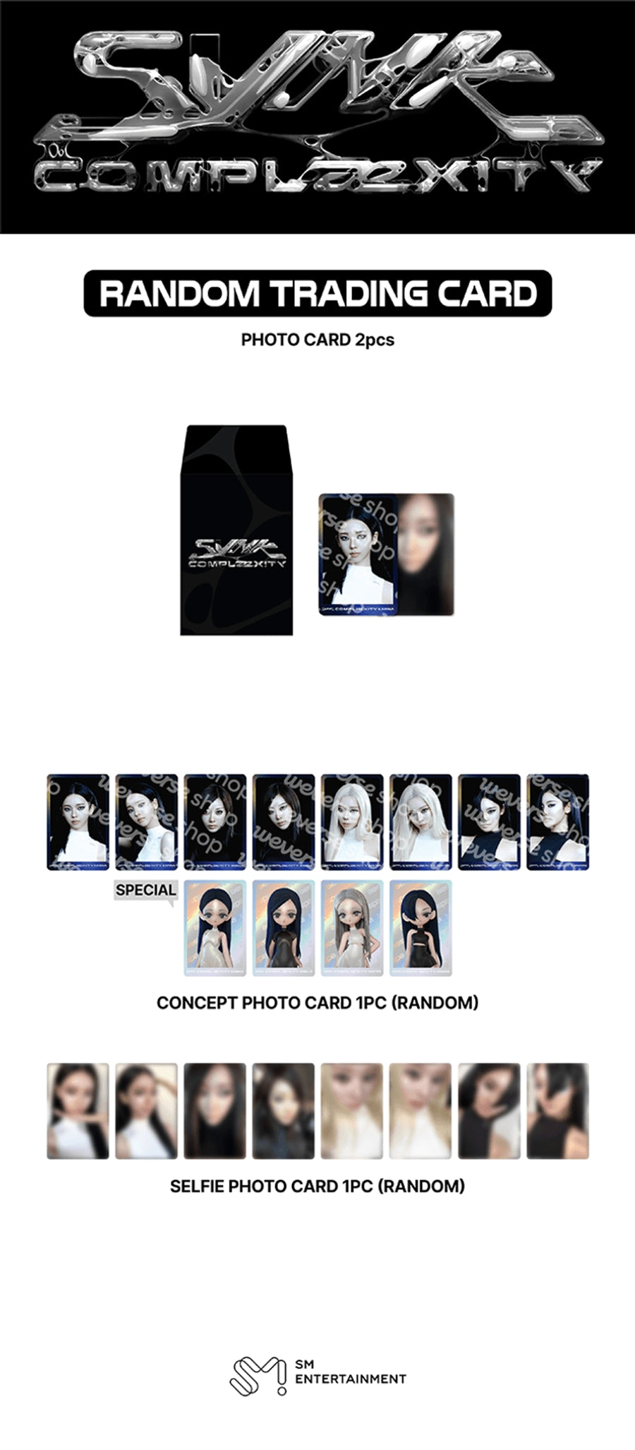 Pre-Order - aespa - LIVE TOUR SYNK : COMPLaeXITY OFFICIAL MD - RANDOM TRADING CARD 2026