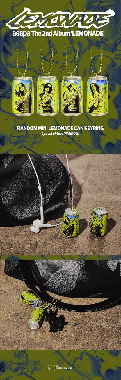 Pre-Order - aespa - WEEK MAKE IT - LEMONADE MD - RANDOM MINI LEMONADE CAN KEYRING