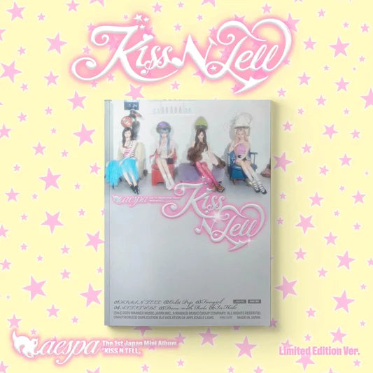 Pre-Order - aespa - 1st Japan Mini Album - KISS N TELL - Limited Edition Vers.