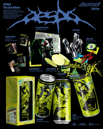 aespa - 2nd Album - LEMONADE - CAN Vers. Smart Album