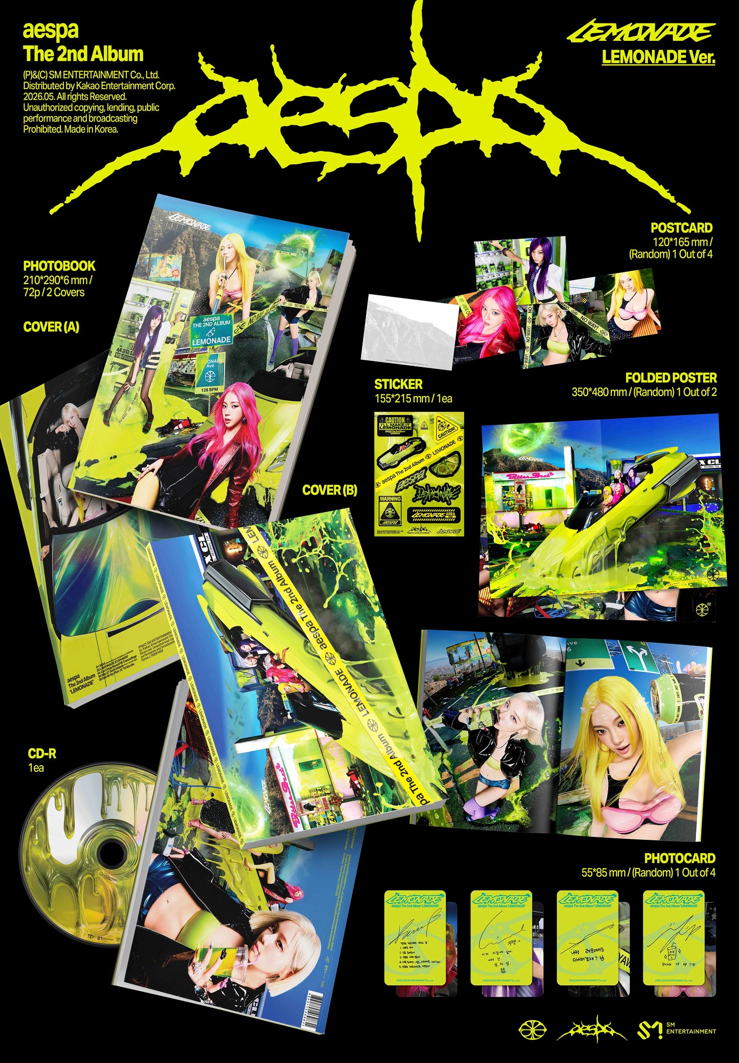 aespa - 2nd Album - LEMONADE - LEMONADE Vers.