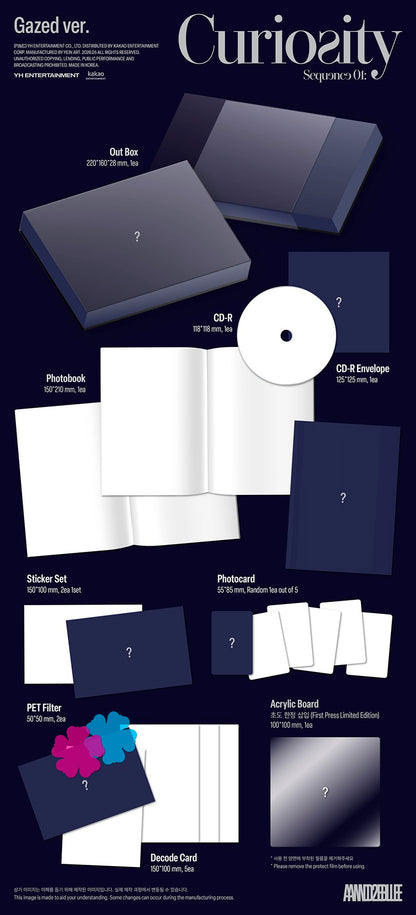 Pre-Order - AND2BLE - 1st Mini Album - Sequence 01: Curiosity