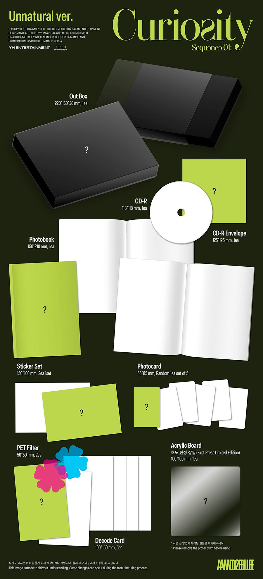 Pre-Order - AND2BLE - 1st Mini Album - Sequence 01: Curiosity