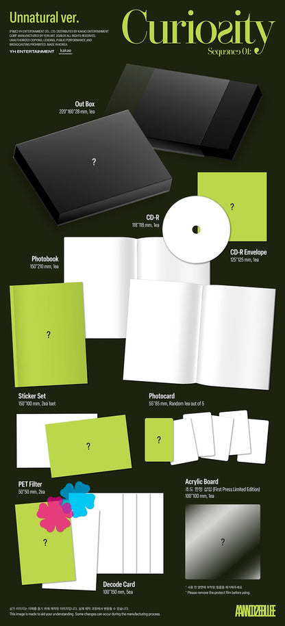 Pre-Order - AND2BLE - 1st Mini Album - Sequence 01: Curiosity