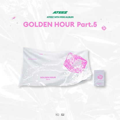 Pre-Order - ATEEZ - GOLDEN HOUR : Part.5 MD - SLOGAN TOWEL