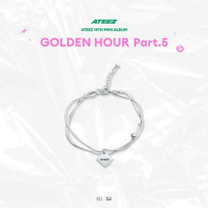 Pre-Order - ATEEZ - GOLDEN HOUR : Part.5 MD - 925 SILVER BRACELET