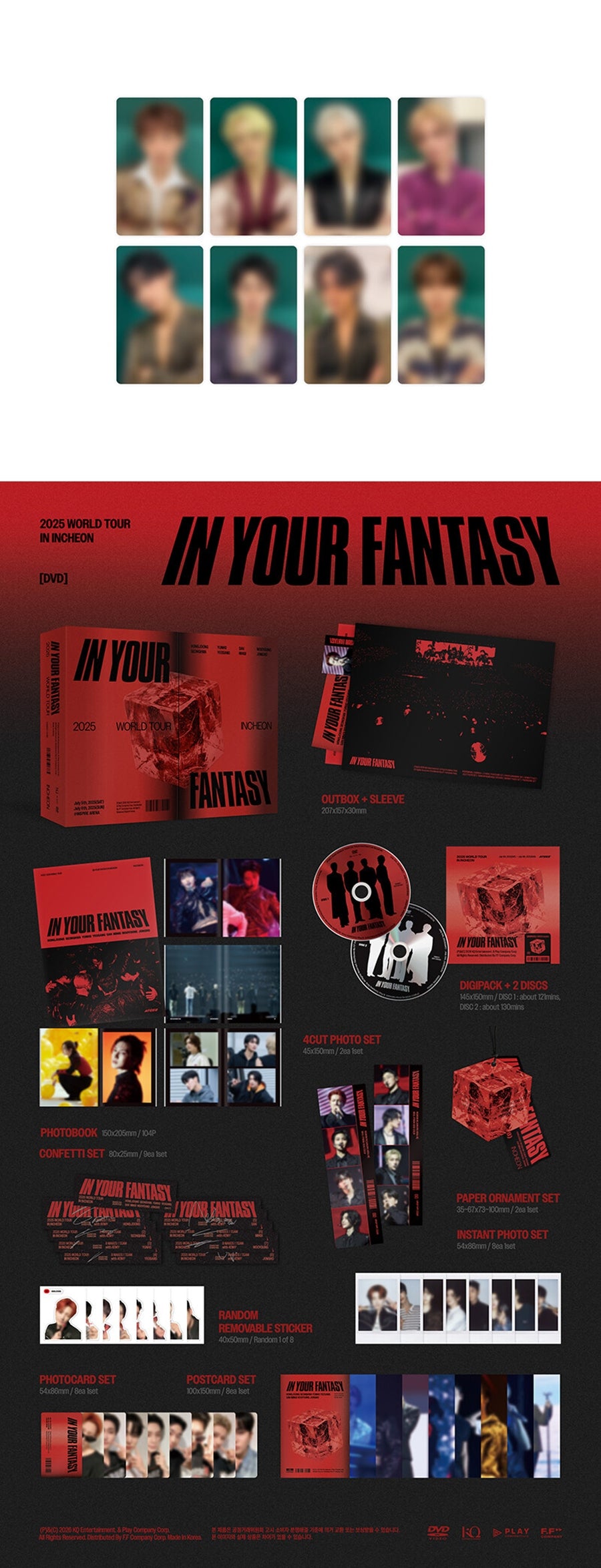 Pre-Order - ATEEZ - 2025 WORLD TOUR - IN YOUR FANTASY MD - INCHEON DVD