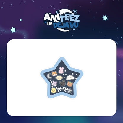 Pre-Order - ATEEZ X ANITEEZ POP-UP - ANITEEZ IN DEJAVU MD - ACRYLIC SHAKER MAGNETIC SMART TOK