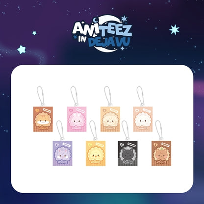 Pre-Order - ATEEZ X ANITEEZ POP-UP - ANITEEZ IN DEJAVU MD - RANDOM MINIATURE KEYRING