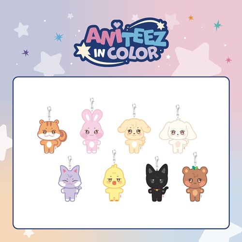 ATEEZ - ANITEEZ PLUSH KEYRING - ATEEZ X ANITEEZ POP-UP STORE - ANITEEZ IN COLOR MD