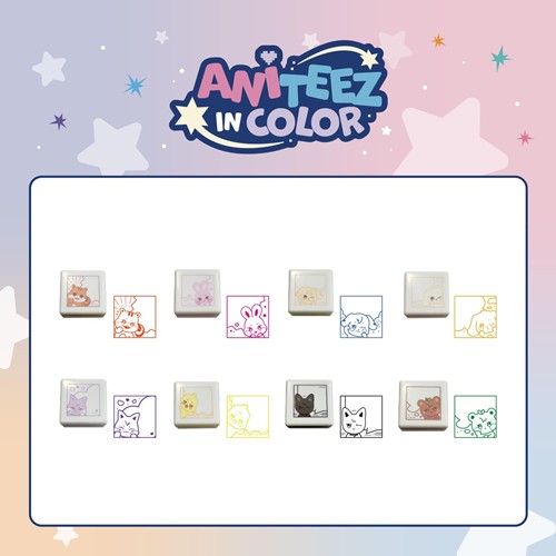 ATEEZ - SPEECH BUBBLE STAMP - ATEEZ X ANITEEZ POP-UP STORE - ANITEEZ IN COLOR MD