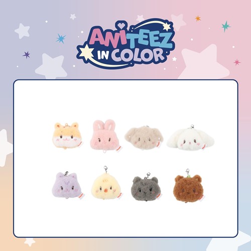 ATEEZ - LINKABLE FACE KEYRING - ATEEZ X ANITEEZ POP-UP STORE - ANITEEZ IN COLOR MD