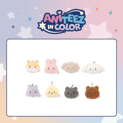 ATEEZ - LINKABLE FACE KEYRING - ATEEZ X ANITEEZ POP-UP STORE - ANITEEZ IN COLOR MD
