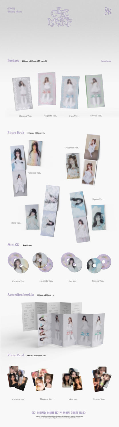 QWER - 4th Mini Album - CEREMONY - Booklet Vers. (Seoul Saver)