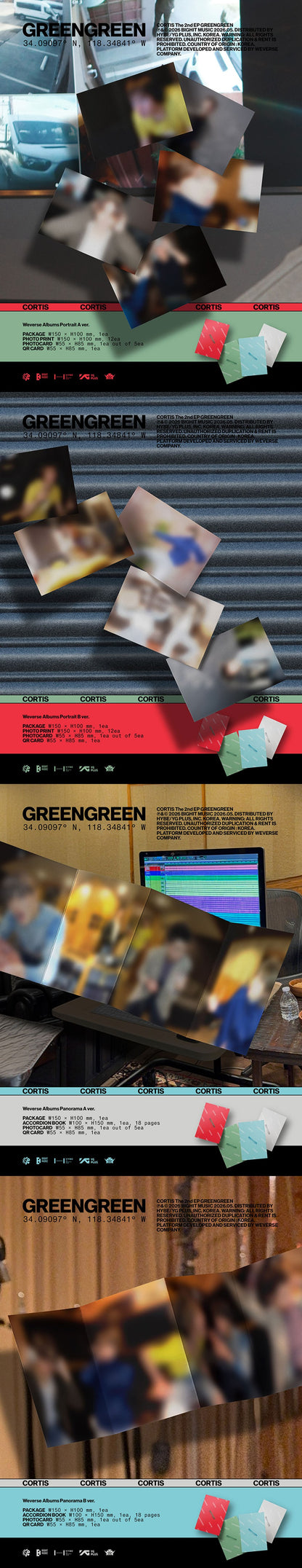 CORTIS – The 2nd EP - GREENGREEN - Weverse Albums Vers.