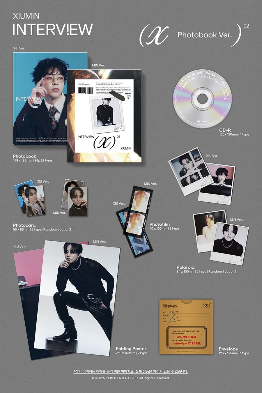 EXO - XIUMIN – Interview X - Photobook Ver. (Seoul Saver)