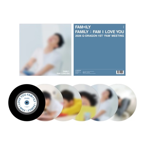 Pre-Order - LP POSTER SET 2026 G-DRAGON ‘FAM’ MEETING FAM+ILY : FAMILY : FAM I LOVE YOU OFFICIAL MD