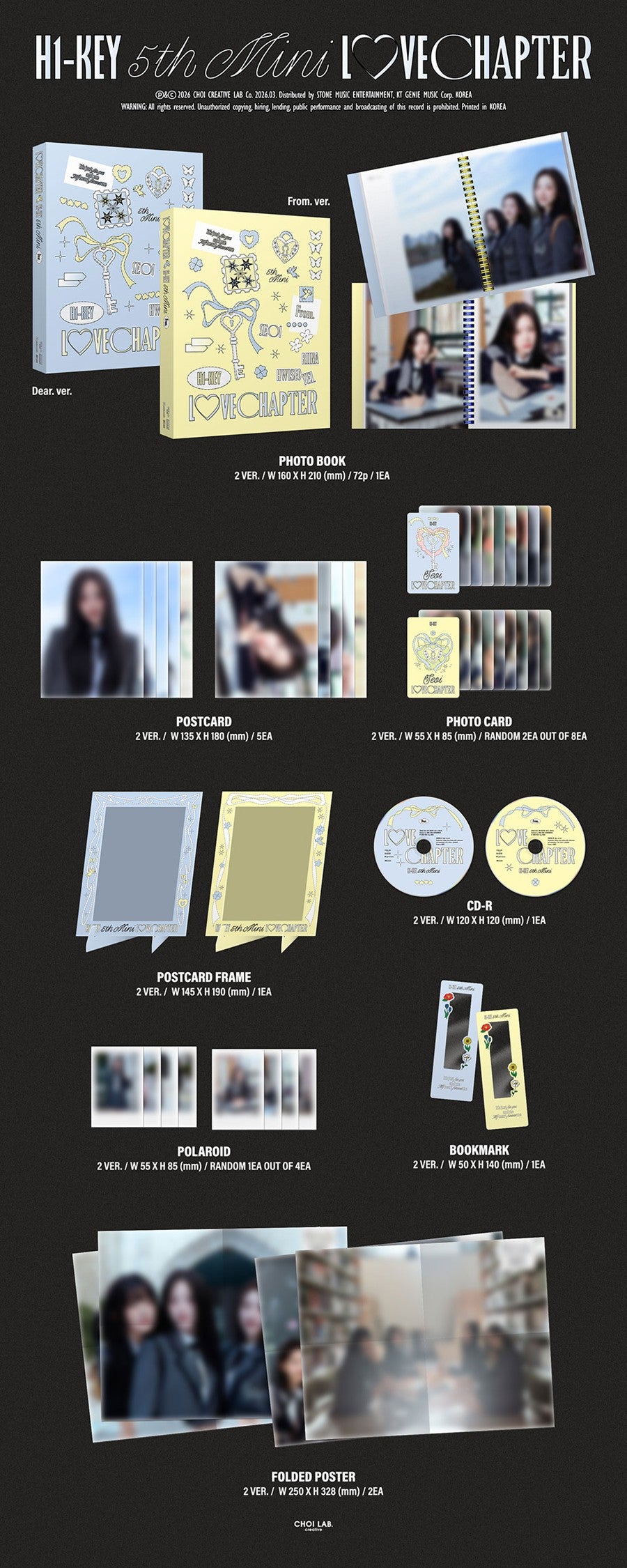 H1-KEY – 5th Mini Album - LOVECHAPTER (Seoul Saver)