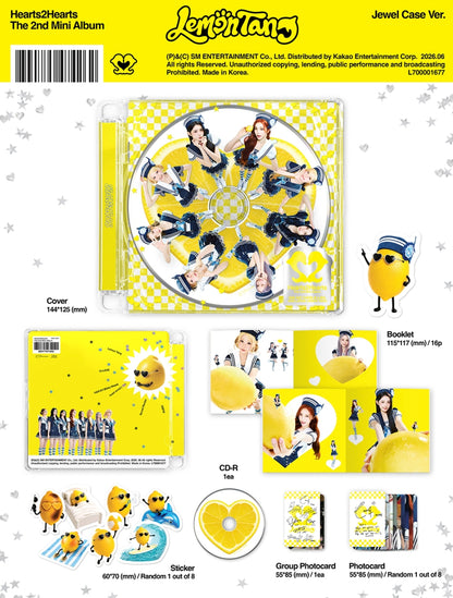 Hearts2Hearts - 2nd Mini Album - Lemon Tang - Jewel Case Vers.