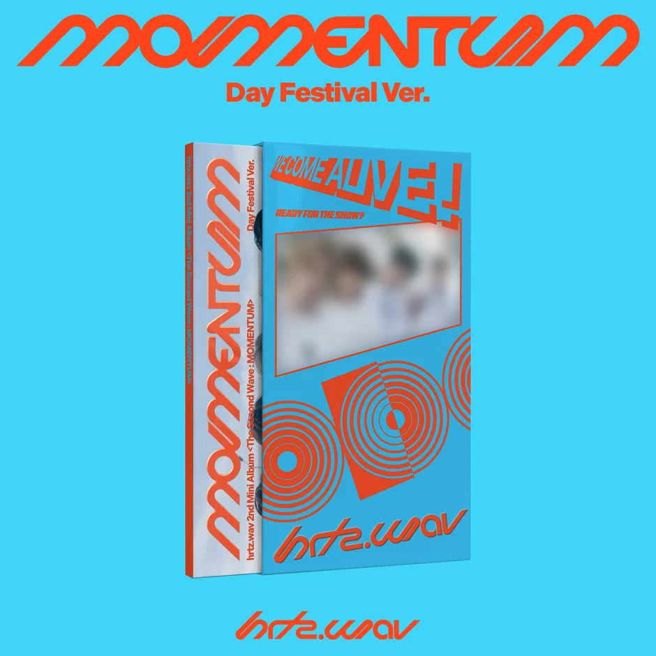 Pre-Order - hrtz.wav - 2nd Mini Album - The Second Wave : MOMENTUM - Day Festival Vers.