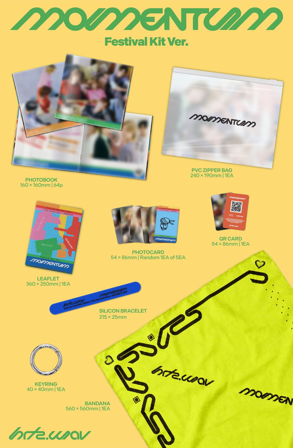 Pre-Order - hrtz.wav - 2nd Mini Album - The Second Wave : MOMENTUM - Festival Kit Vers.