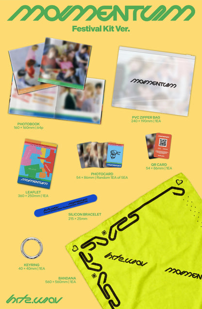 Pre-Order - hrtz.wav - 2nd Mini Album - The Second Wave : MOMENTUM - Festival Kit Vers.