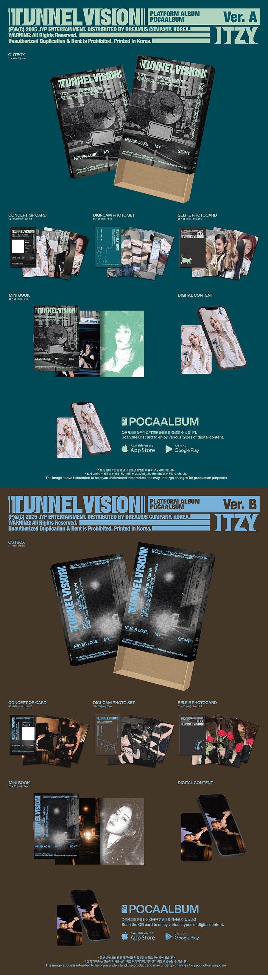 ITZY - TUNNEL VISION - POCAALBUM Ver.