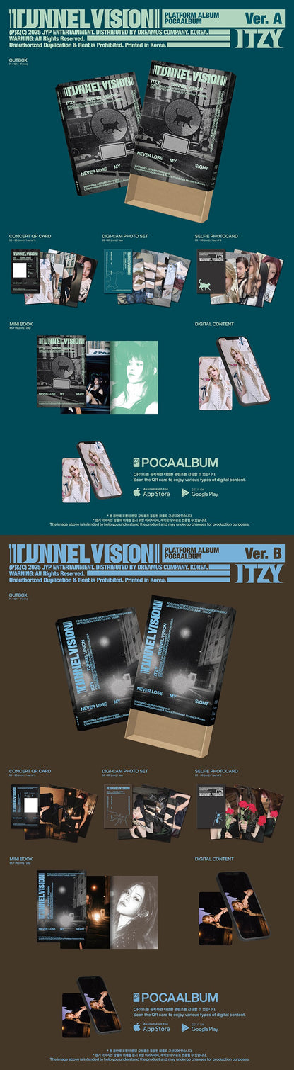 ITZY - TUNNEL VISION - POCAALBUM Ver.