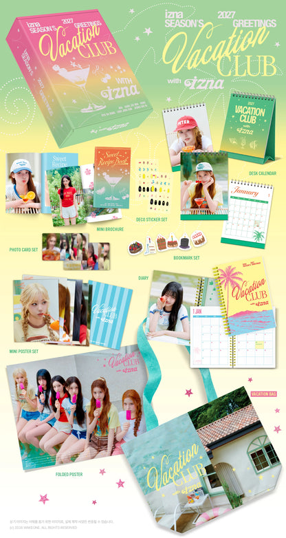 Pre-Order - izna - 2027 SEASON'S GREETINGS - VACATION CLUB with izna