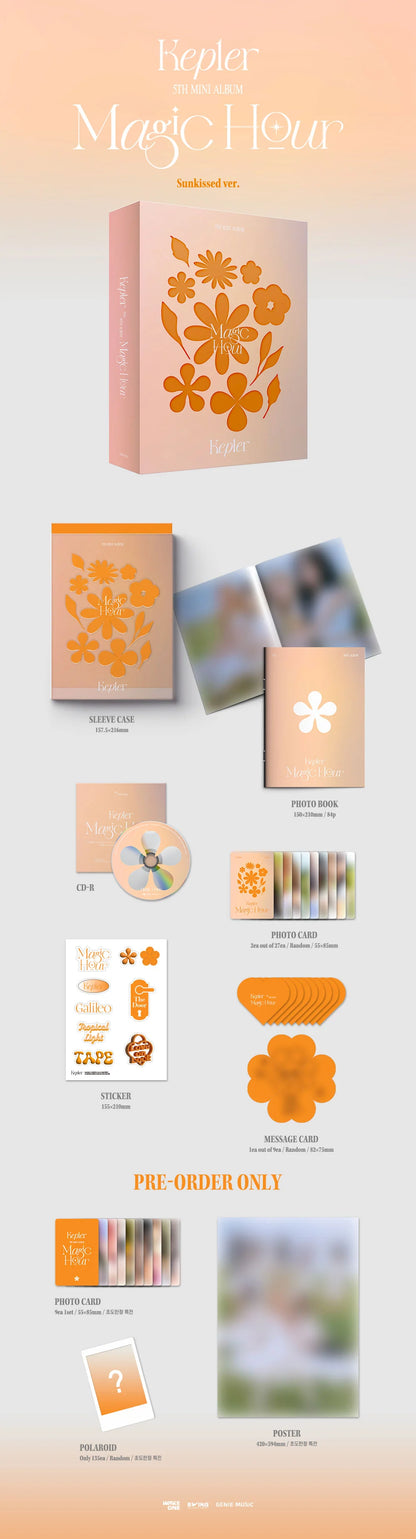 Kep1er - 5TH MINI ALBUM - MAGIC HOUR - Sunkissed Vers. (Pre-Loved 8)
