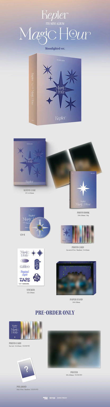 Kep1er - 5TH MINI ALBUM - MAGIC HOUR - Moonlighted Vers. (Pre-Loved 9)