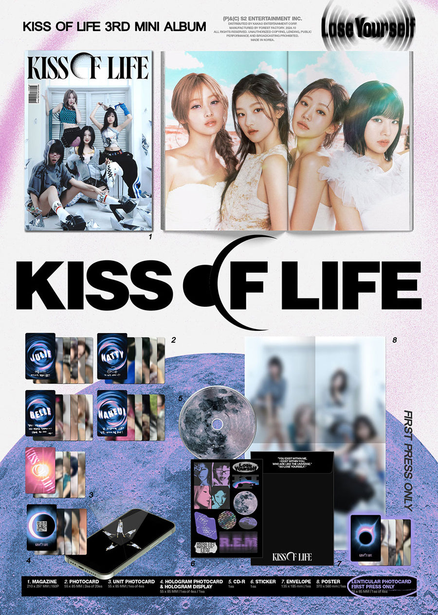 KISS OF LIFE – 3rd Mini Album - Lose Yourself - Magazine Ver. (Seoul Saver)