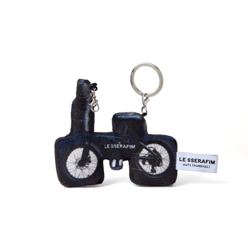LE SSERAFIM x SOFT THUMBNAIL Delivery Bike Keyring (Seoul Saver)
