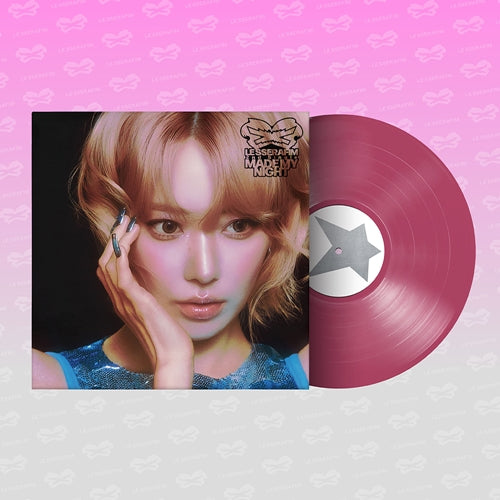 Pre-Order - LE SSERAFIM - 2nd Single Album - Made My Night - Vinyl - HOT PINK Vers .