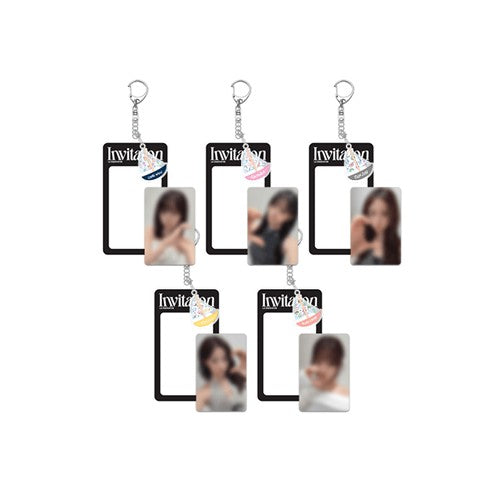 Pre-Order - LE SSERAFIM - Photocard Holder & Keyring Set - VR CONCERT Invitation MD