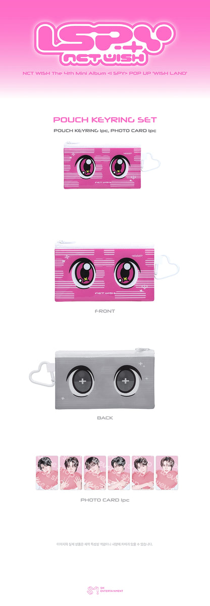 Pre-Order - NCT WISH - I SPY POP UP - WISH LAND MD - POUCH KEYRING SET