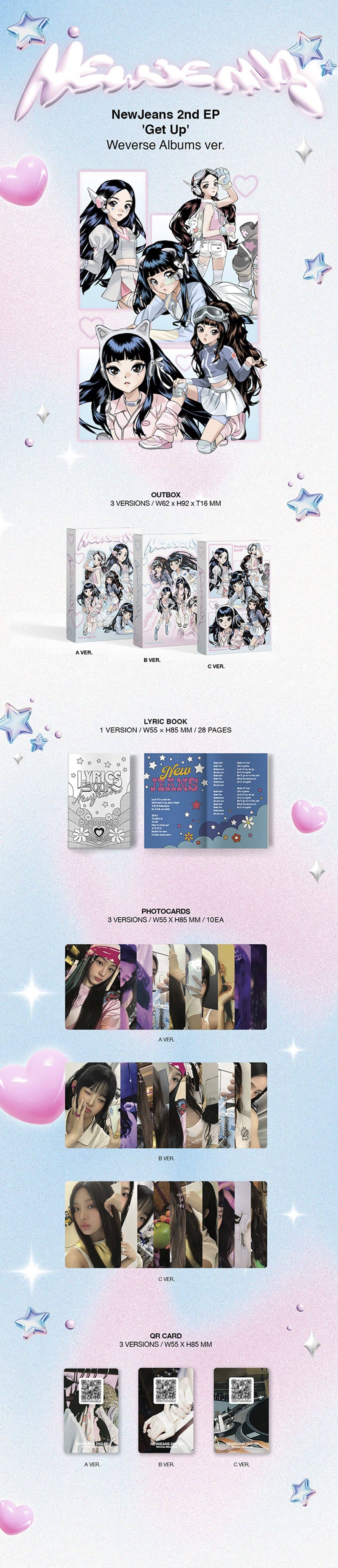 NewJeans - 2ND EP - Get Up - Weverse Albums Ver.