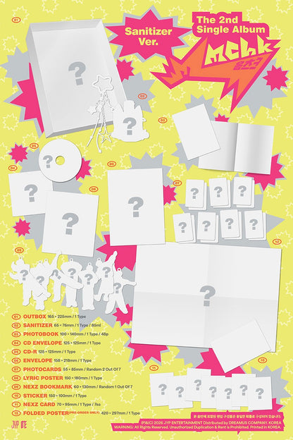 NEXZ - 2nd Single Album - Mmchk - Sanitizer Vers. (Seoul Saver)