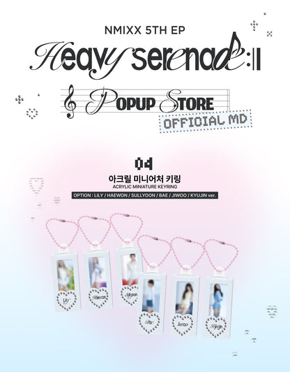 Pre-Order - NMIXX Heavy Serenade Goods - Goods - ACRYLIC MINIATURE KEYRING