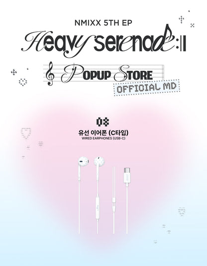 Pre-Order - NMIXX Heavy Serenade Goods - Goods - WIRED EARPHONES (USB-C)