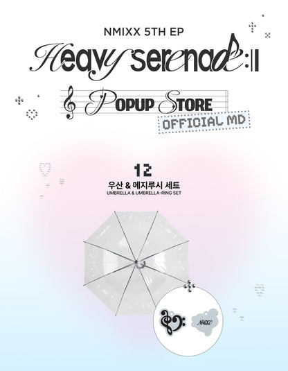 Pre-Order - NMIXX Heavy Serenade Goods - UMBRELLA & UMBRELLA-RING SET